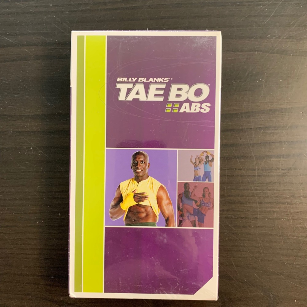 Billy Blanks Tae Bo Abs VHS Workout Video 2004 GoodTimes Entertainment New‎